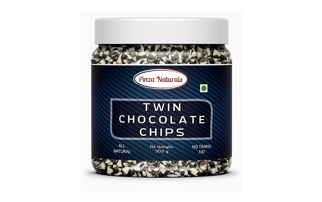 Pinza Naturals Twin Chocolate Chips    Plastic Jar  300 grams
